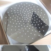 Cascada 20 Inch Ceiling Mount Round Rainfall LED Shower Head, Stainless Steel ((Without Shower Arm)