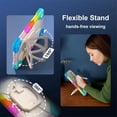 thumbnail image 4 of Heavy Duty Shockproof Case for Samsung Galaxy Tab A11,Anti drop silicone+PC Layer Protective Case 360 ° Rotating Square Handle Stand With Shoulder Strap,Colorful,For Galaxy Tab A11, 4 of 8