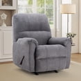 thumbnail image 7 of Bonzy Home Rocker Recliner Chair for Adults – Manual Reclining & 30° Rocking, Overstuffed Backrest & Armrests, Soft Fabric Seat for Living Room & Bedroom, 7 of 7