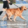 thumbnail image 3 of Nueva Correa Retráctil para Perros Grandes, Correa Retráctil para Perros Resistente de 26 Pies Negra (para Perros de hasta 120 Libras) -Newlight66, 3 of 8