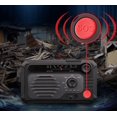 thumbnail image 4 of Black Solar-Powered Handheld Emergency NOAA WB Band Radio with Bluetooth Speaker, 4 of 5