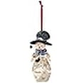 thumbnail image 3 of The Pavilion Gift Company Snowman Holding Bluebird Ornament, 4-1/4-Inch, 3 of 4