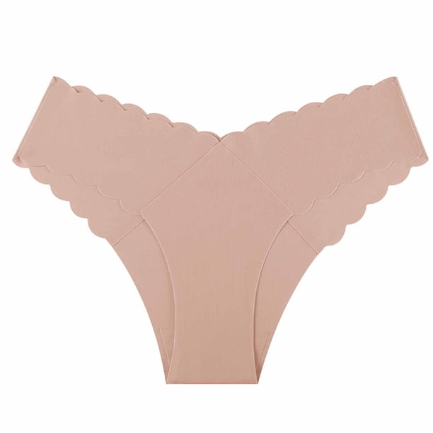 Puntoco Ropa interior breve para mujer, bragas elásticas suaves y transpirables de moda para mujer, ropa interior con bragas para el vientre