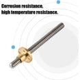 thumbnail image 2 of Jinsinto 3D Printer Accessories, T8 Trapezoidal Threaded Pin Lead Screw + T8 Nut, 2mm Pitch, 8mm Screw Thread, Stainless Steel, for Stepper Motor(100mm), 2 of 5