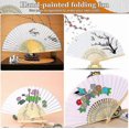 thumbnail image 4 of Pack Of 15 Paper Fans, Wedding Hand Fans, Bamboo Pocket Fans, 4 of 5