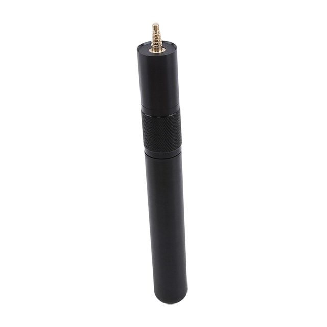 Extensor de tacos de billar, extensión de tacos de billar de Metal de aluminio, extensión de tacos de billar para hombres y mujeres entusiastas Negro
