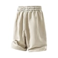 thumbnail image 5 of Gym Shorts Men Color Block Drawstring Summer Loose Fit Outdoor Casual Elastic Waistband Workout Shorts Men With Pockets, 5 of 5