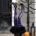 thumbnail image 6 of Witch Legs/Halloween Decorations/Evil Witch Legs/Holiday Decorations/Front Yard Courtyard Lawn Garden Party Decoration Garden Decoration Props Halloween Outdoor and Indoor (Orange), 6 of 6