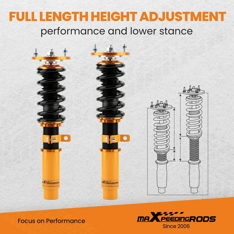 Maxpeedingrods Coilover Kits Fit BMW Z4 (E85) 2002-2008 Adj