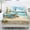 Beach Sea Turtle Plumeria, variant on COEQINE Twin Size Sheet Set Cozy Stretchy 3 Pieces Bedding Sheet Set Bottom Bedsheet with All Around Elastic for Breast Cancer Awareness Home Decor, Pink Ribbon Rose