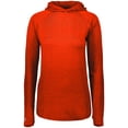 thumbnail image 3 of Holloway Sportswear XS Womens 3D Regulate Lightweight Pullover Orange Heather 222753, 3 of 5