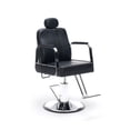 thumbnail image 3 of S-HOME Adjustable Heavy Duty Black Hydraulic Pump Salon Chair for Hair Stylists - 90° to 150° Reclining with 360° Swivel Functionality, 3 of 11