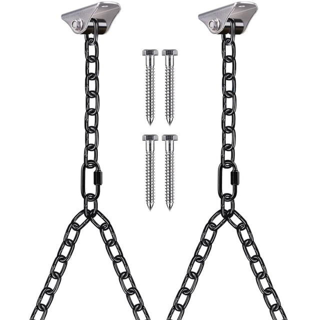 Kit de Cadena para Columpio de Porch BeneLabel de Alta Resistencia Capacidad 1000 lb