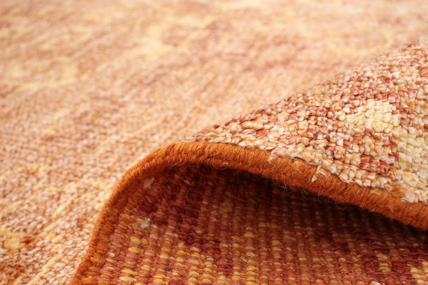 ECARPETGALLERY 5'0" x 7'10"  Transitional Jules Oushak Hand-knotted Area Rug for Living Room, Dining Room and Bedroom in Brown