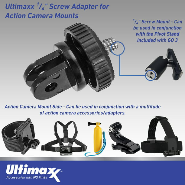 Ultimaxx Deluxe Insta360 GO 3 Action Camera Bundle (32GB
