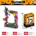 thumbnail image 4 of NWJ Halloween Pumpkin House Building Blocks Toy Set - Small Particles Educational Puzzle for Kids, Perfect Halloween Gift, 4 of 6