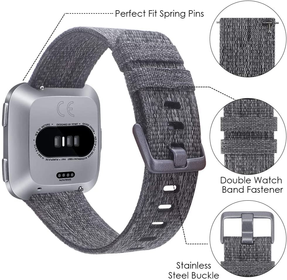 woven band for fitbit versa