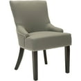thumbnail image 4 of SAFAVIEH Lotus 19''H Side Chair, Seamist/Silver Nail Heads, Set of 2, 4 of 5