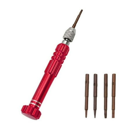 

GLFILL 5 In 1 Aluminum Alloy Screwdriver Repair Open Tools Kit for Computer Watch Phone