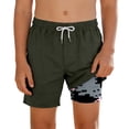 thumbnail image 5 of Boys Swim Trunks Compression Liner Grey Swim Shorts Quick Dry Boys Beach Shorts 9-10 Years Swimsuit Boy, 5 of 5
