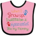 thumbnail image 3 of Inktastic Physician Assistant Like Mommy Boys or Girls Baby Bib, 3 of 4