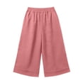 thumbnail image 4 of Hilenly Womens Capri Palazzo Pants Casual Wide Leg Cropped Pant Capris with Pockets, 4 of 8