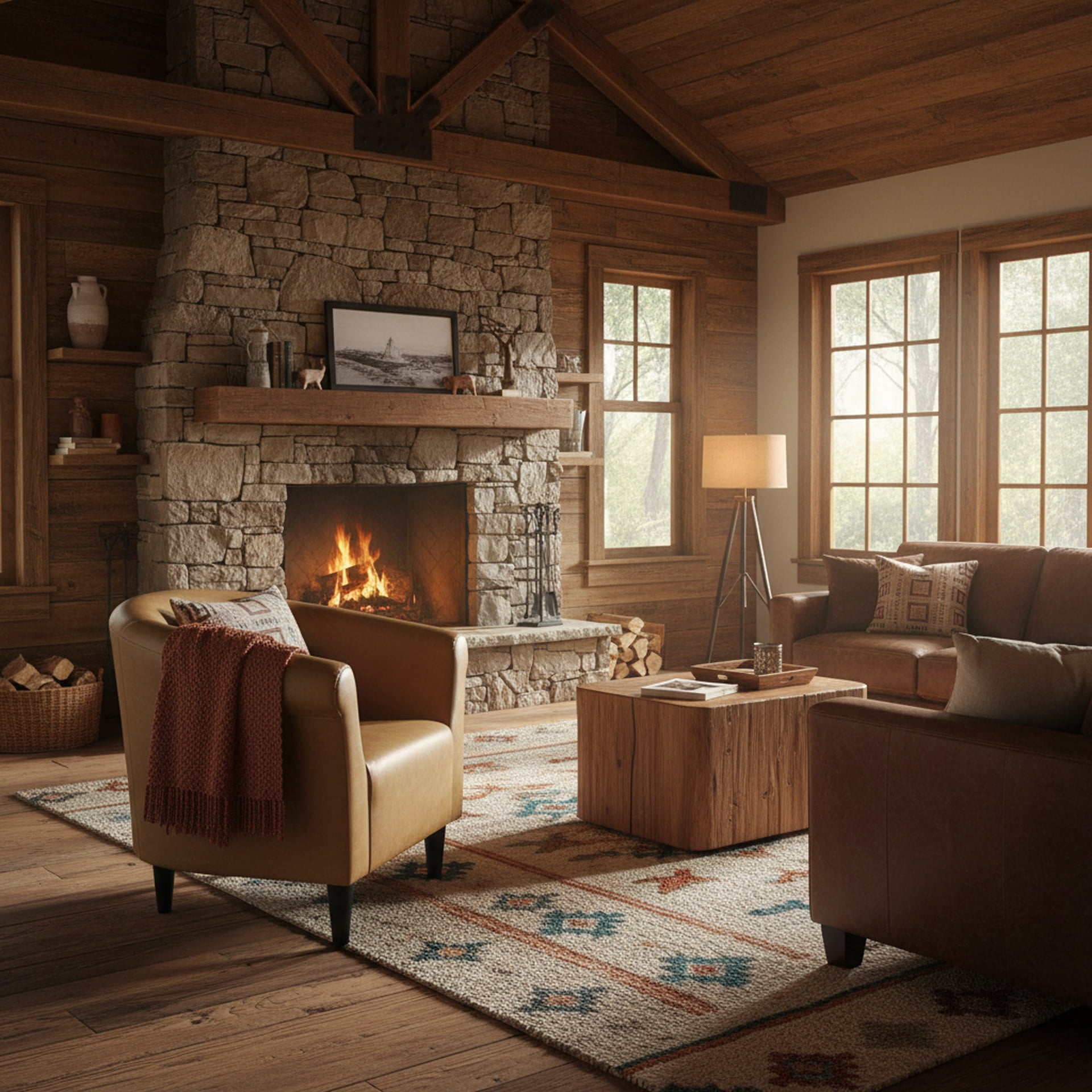 Mainstays Marlee Barrel Accent Chair, Sedona Carmel