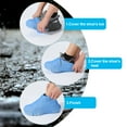 thumbnail image 6 of Uxcell M Silicone Reusable Foldable Overshoes Rain Galoshes Waterproof shoes cover, Gray, 6 of 7