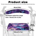 thumbnail image 6 of POLERO Dust Cover Walker Covers for Outdoor, Polyester Fabric Soft Removable Rollator Seat Cover, Galaxy Butterfly Print, 6 of 10