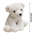 thumbnail image 2 of Dolls & Accessories Adorable Polar Bear Doll Stuffed Animal Toy Ideal for Children's Playroom and Nursery, 2 of 6
