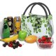 thumbnail image 3 of Fotbe Watercolor Green Leaves Bolsa Térmica Portátil con Estampado, Bolsa de Entrega de Alimentos Aislada, Bolsa Reutilizable de Gran Capacidad para Comidas y Supermercado, 3 of 6