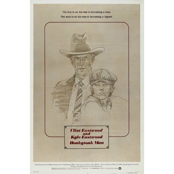 Best Posters Honkytonk Man Mini Movie Poster 11Inx17In Ships In Mail/Gift Tube 11x17 Poster Color Category: Multi, Unframed, Ages: Adults