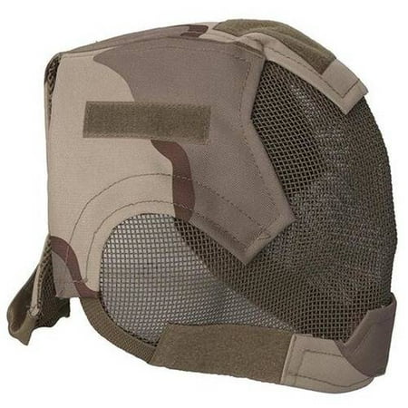 ALEKO PBM219DS Air Soft Protective Mask with Full Mesh Wire, Full Face, Desert (Best Airsoft Gun To Upgrade)