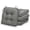 Gray, variant on Shinnwa Chair Cushions for Kitchen Chairs Memory Foam Tufted Dining Chair Pads with Ties Non Slip Seat Cushions, Set of 4, Gray