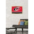 thumbnail image 2 of NHL Carolina Hurricanes - Logo 21 Wall Poster, 14.725" x 22.375", Framed, 2 of 3