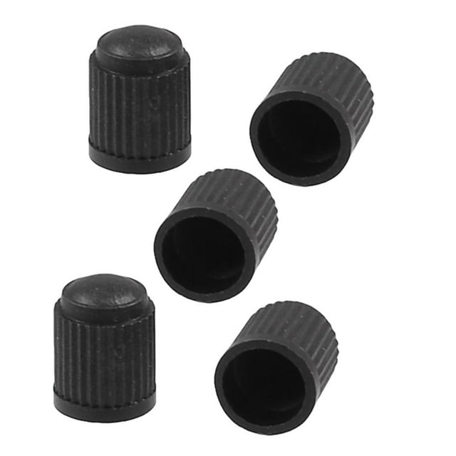 8mm Rosca Negro Cilindro Tapa de Tallo Válvula de Neumático de Coche