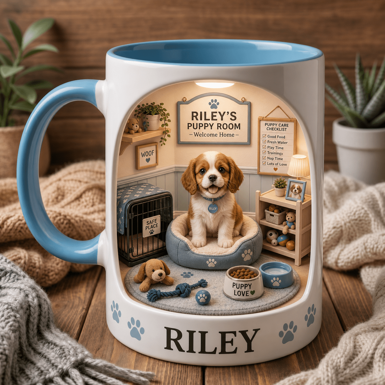 Personalized New Puppy Mug Custom Name Coffee Cup for New Dog Parent Gift