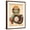 Brown Frame, variant on Wrigley Field Poster with Phantom Catcher Art Print, Black Frame Wall Art, 32" x 40"