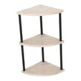 thumbnail image 1 of jifeng Corner Shelf Corner Display Shelf Durability Frees Standing Easy to Install Storage Rack Multipurpose for Kitchen Office Home 62cm, 1 of 9