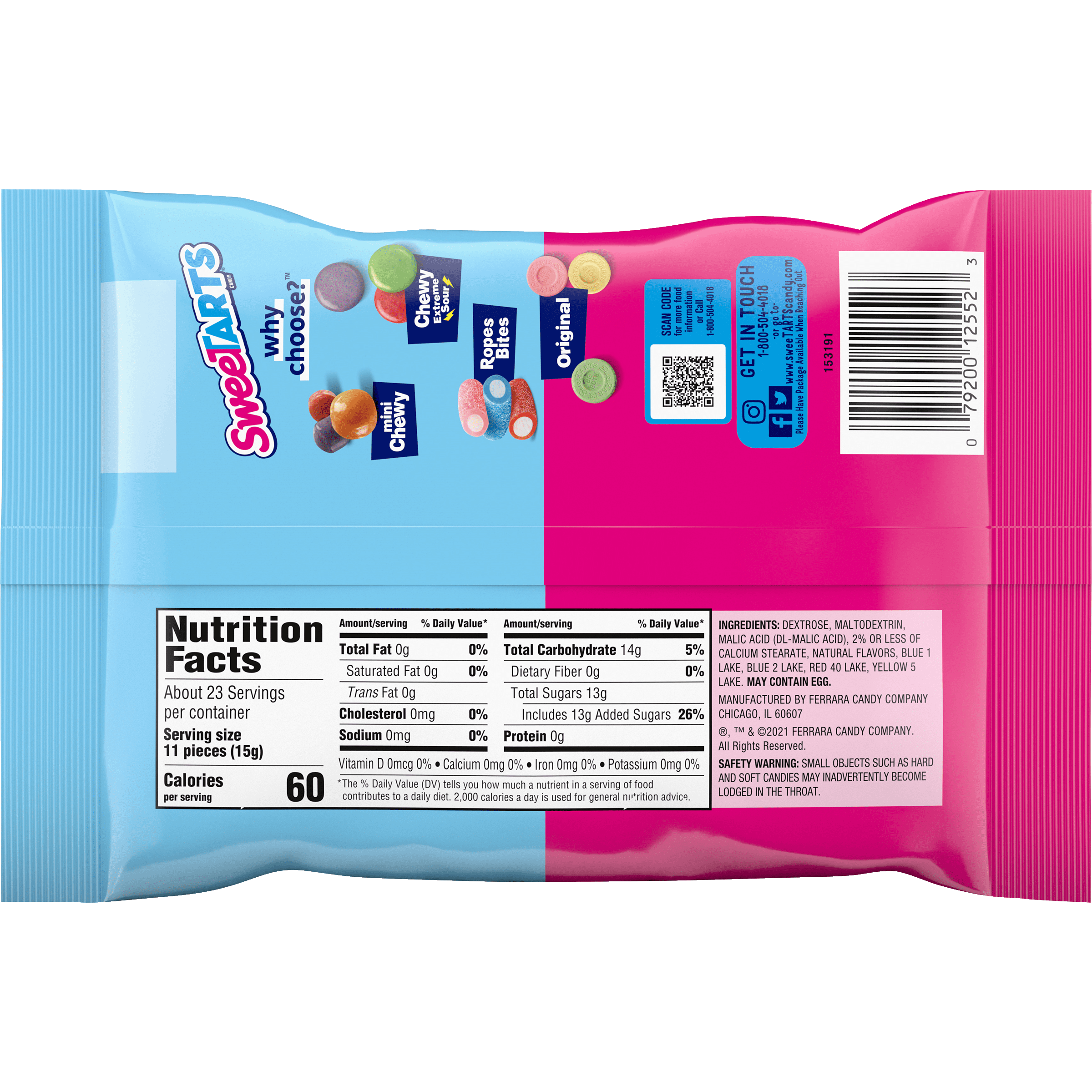 SweeTARTS Chicks, Ducks & Bunnies  Candy - 12-oz. Bag