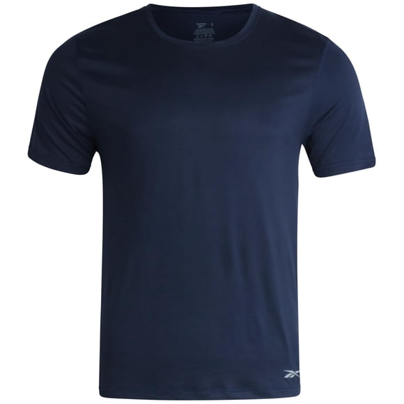 Camiseta Deportiva Reebok Soft de Manga Corta en Azul Marítimo Talla S