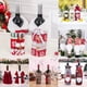 thumbnail image 4 of Funda para botella de vino de Navidad, adornos navideños para el hogar, adorno navideño 2024, decoración de mesa navideña, regalo de Año Nuevo 2025, 4 of 5