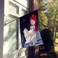 thumbnail image 2 of Carolines Treasures SS8572CHF 28 x 40 Po Drapeau de Toile de Taille Maison Samoyée, 2 of 4