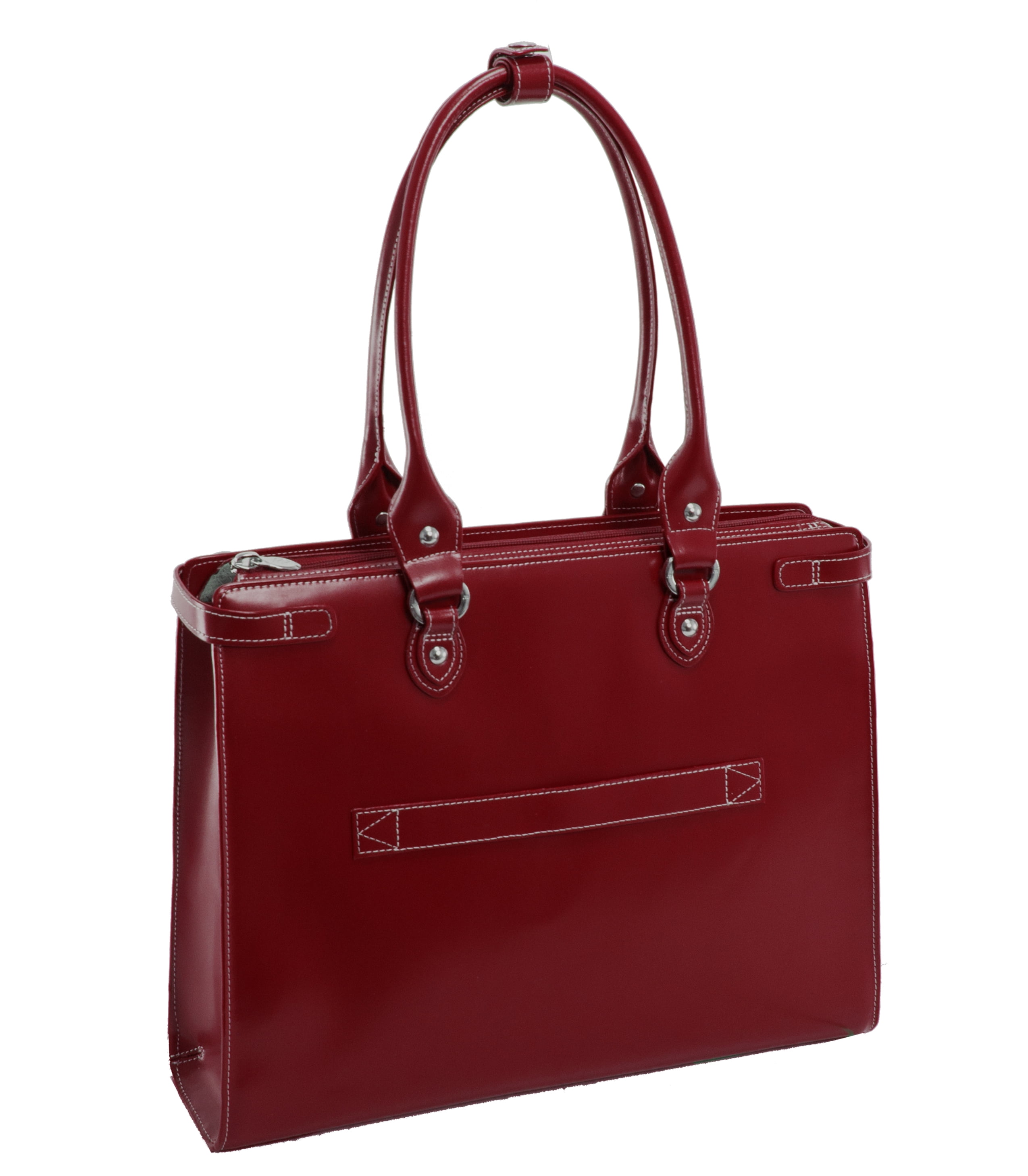 McKlein, W Series, WINNETKA, Top Grain Cowhide Leather, 15" Leather Ladies' Laptop Briefcase