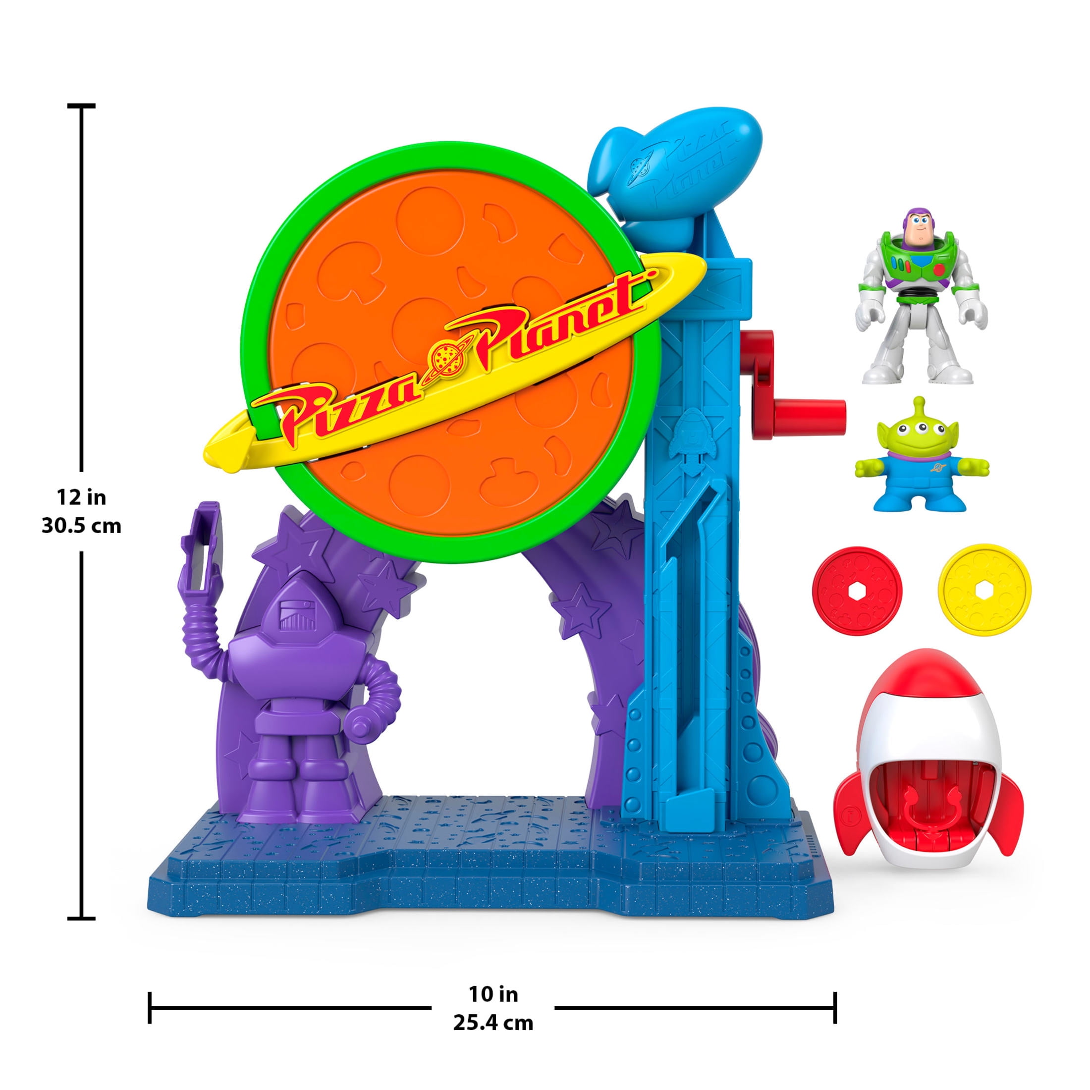 Disney and Pixar Toy Story Pizza Planet Playset With Action Figure