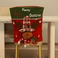 thumbnail image 4 of CREATITOY Christmas Chair Covers with Hats (Santa/Snowman/Reindeer) - Decorative Seat Covers for Dining Room Holiday Party Accent, 4 of 6