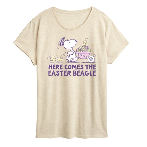 Peanuts - Easter Bunny's Helper - Women's Short Sleeve Graphic T-Shirt