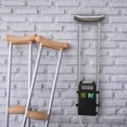 thumbnail image 4 of KONTONTY 1Pc Crutch Storage Container Black Waterproof Multifunctional Design Crutches Daily Use, 4 of 7