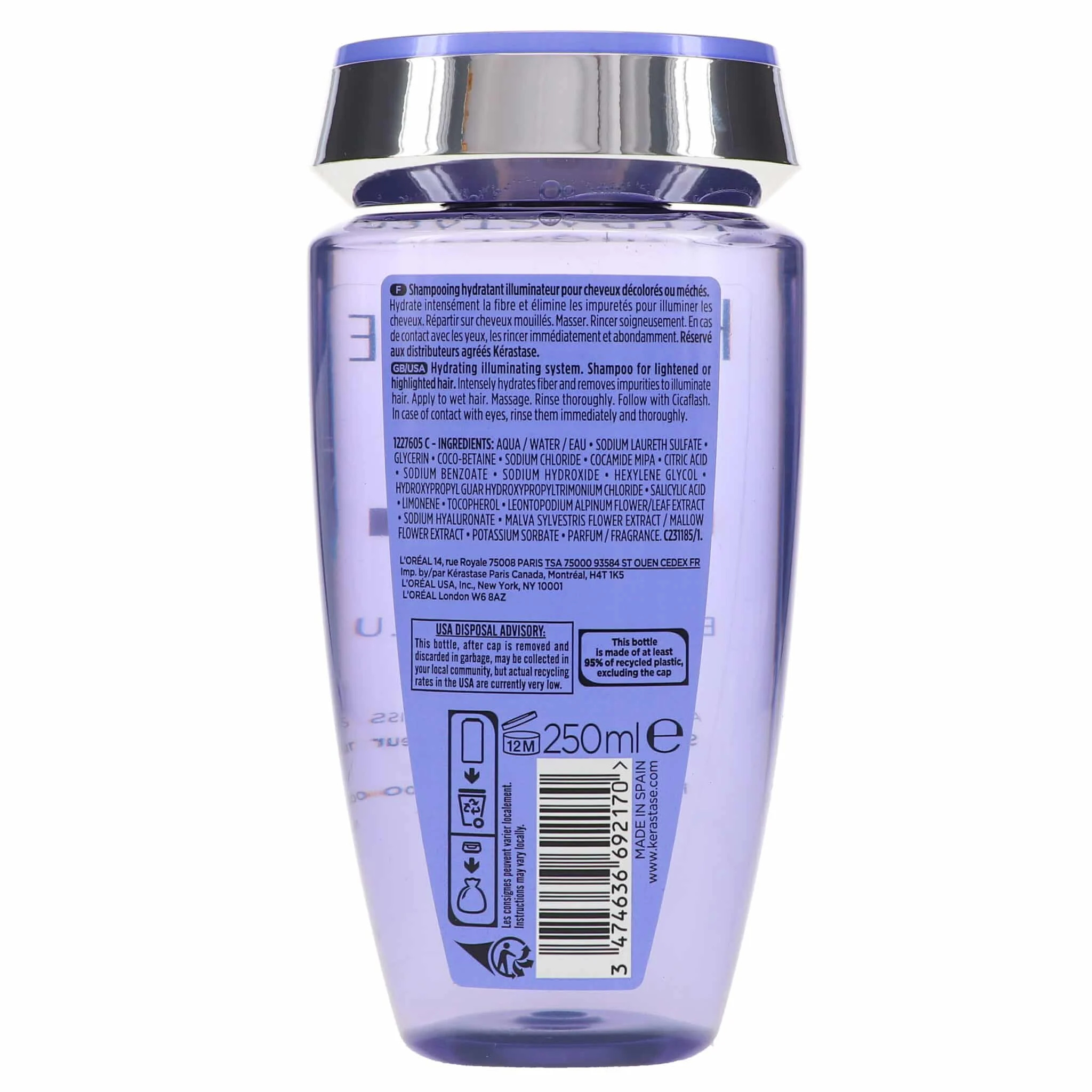 Kerastase Blond Absolu Bain Lumiere Hydrating Illuminating Shampoo For Lightened or Highlighted Hair 8.5 oz
