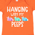 thumbnail image 4 of Inktastic Easter Hanging with My Peeps Pastel Bunnies Boys or Girls Baby Bodysuit, 4 of 5
